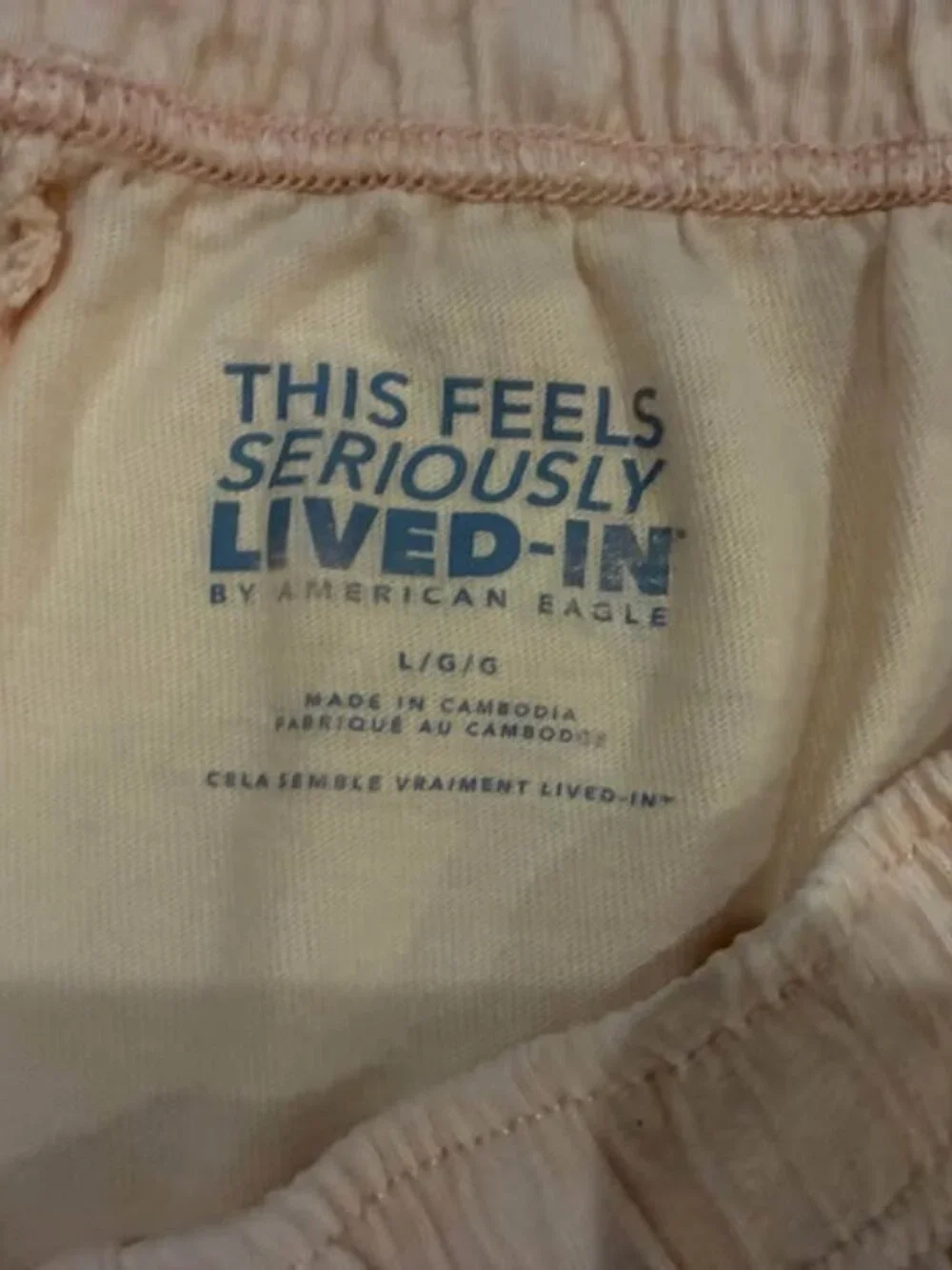 American Eagle comfortable peach